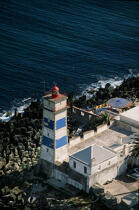 Le phare de Santa Marta au Portugal. © Philip Plisson / Plisson La Trinité / AA08576 - Photo Galleries - Santa Marta