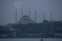 Istanbul de nuit. © Philip Plisson / Plisson La Trinité / AA09459 - Nos reportages photos - Istanbul