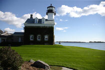 Lighthouse in Connecticut. © Philip Plisson / Plisson La Trinité / AA11452 - Photo Galleries - Connecticut