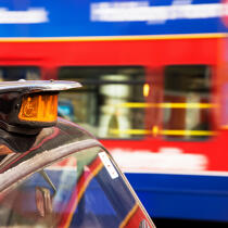 Taxi à Londres. © Philip Plisson / Plisson La Trinité / AA19814 - Nos reportages photos - Ville [Angleterre]