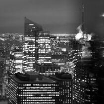 New-York by night. © Philip Plisson / Plisson La Trinité / AA19826 - Photo Galleries - Night