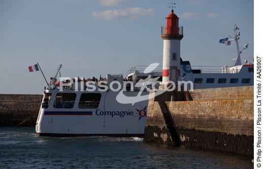 In the port of Groix - © Philip Plisson / Plisson La Trinité / AA26907 - Photo Galleries - Groix