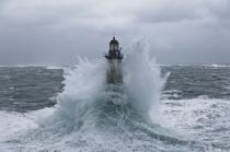 La tempête Joachim sur les côtes bretonnes. © Philip Plisson / Plisson La Trinité / AA32864 - Nos reportages photos - Resultat Recherche