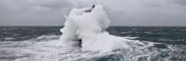 La tempête Joachim sur les côtes bretonnes. © Philip Plisson / Plisson La Trinité / AA32880 - Nos reportages photos - La tempête Joachim sur les côtes bretonnes