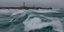 La tempête Joachim sur les côtes bretonnes. © Philip Plisson / Plisson La Trinité / AA32889 - Nos reportages photos - Les tempêtes hivernales sur les côtes bretonnes