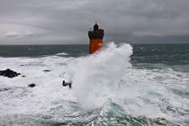 La tempête Joachim sur les côtes bretonnes. © Philip Plisson / Plisson La Trinité / AA32893 - Nos reportages photos - Pierres Noires [Les]