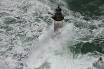 La tempête Joachim sur les côtes bretonnes. © Philip Plisson / Plisson La Trinité / AA32901 - Nos reportages photos - Ar-Men