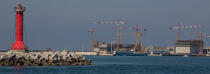 Projet Mose pour protéger Venise contre les grandes marées © Philip Plisson / Plisson La Trinité / AA37821 - Nos reportages photos - Projet MOSE