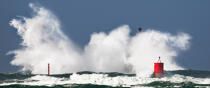 © Philip Plisson / Plisson La Trinité / AA38721 le Four Lighthouse - Photo Galleries - Storms