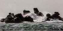 © Philip Plisson / Plisson La Trinité / AA39424 Finistère coast during Zeus storm in 2017 - Photo Galleries - Brittany