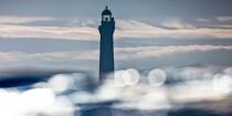 © Philip Plisson / Plisson La Trinité / AA39635 La silhouette du phare de l'île Vierge - Nos reportages photos - Resultat Recherche
